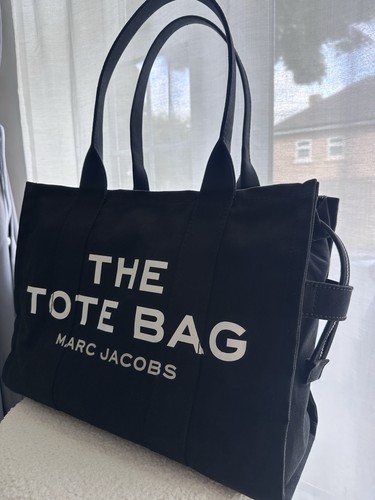 Marc jacobs black canvas - black, tote