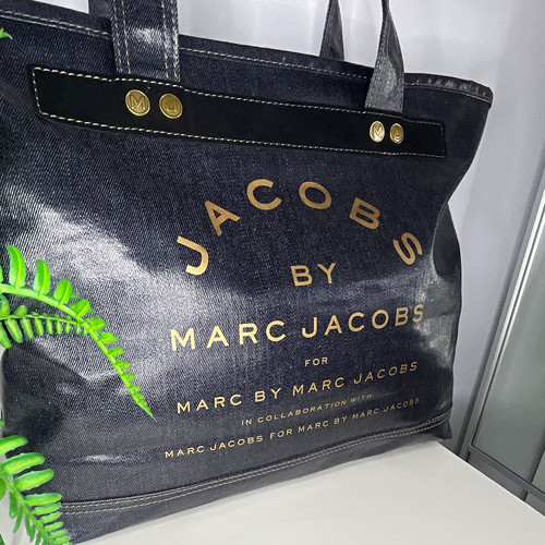 Marc jacobs black denim - denim, logo